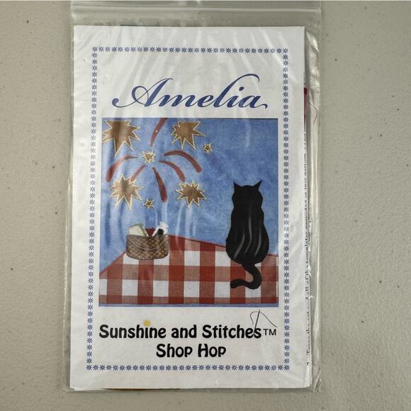 Harvest Snowflake Sunshine & Stitches Shop Hop Amelia Pattern 4 Cat Sew Patterns - Picture 10 of 12